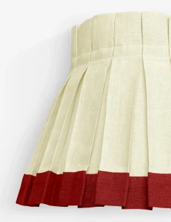 Color Block Classic Box Pleat Lampshade by Cielle Home