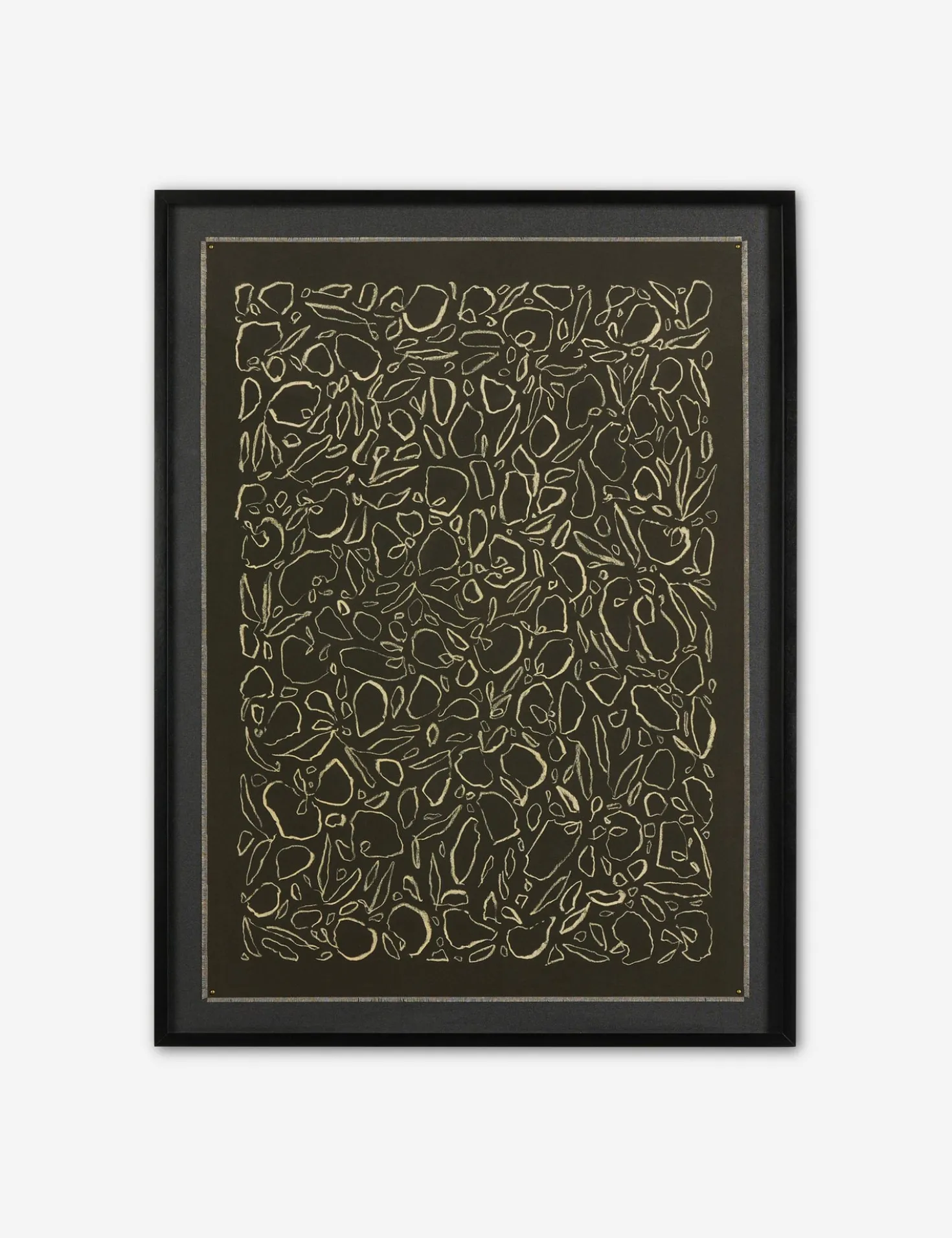 Cream On Black Glimmer by Laurel-Dawn Latshaw