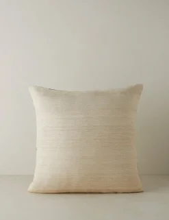 Crossmarks Silk Pillow by Élan Byrd