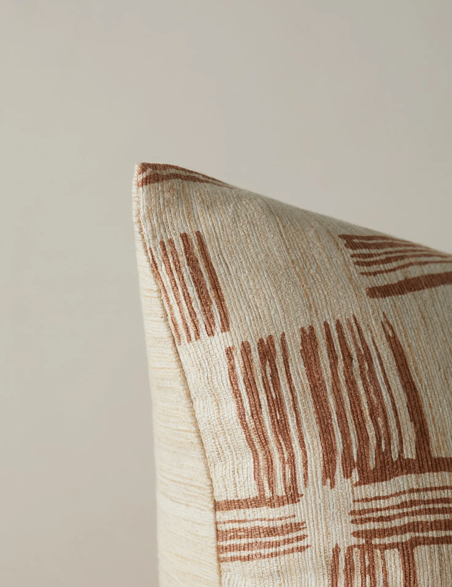 Crossmarks Silk Pillow by Élan Byrd