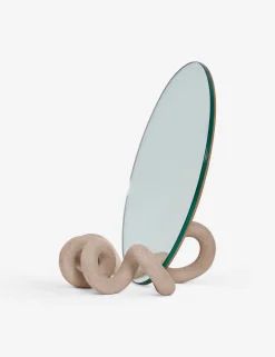 Curlee Table Mirror by SIN Ceramics