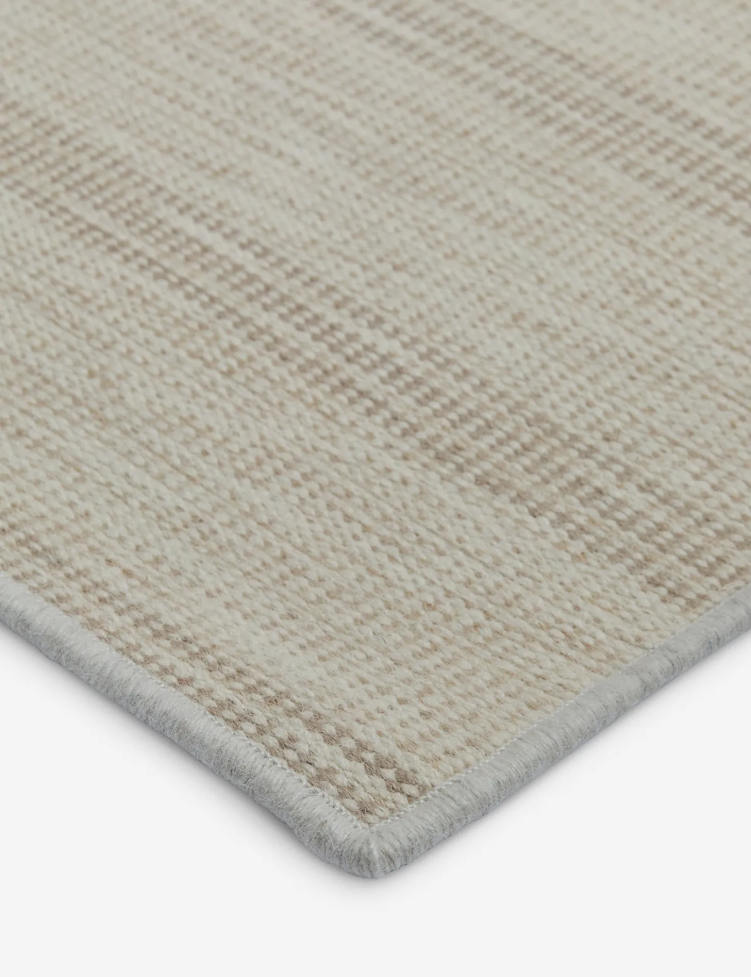 Custom Cheyenne Flatweave Wool Rug, Parchment