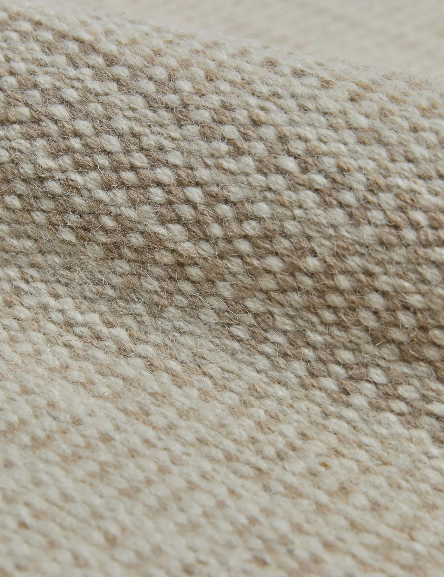 Custom Cheyenne Flatweave Wool Rug, Parchment