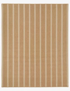 Custom Devri Hand-Loomed Indoor / Outdoor Rug, Rattan