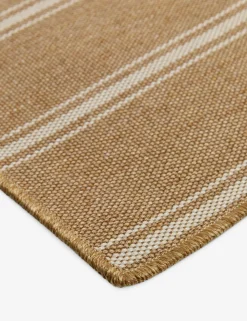 Custom Devri Hand-Loomed Indoor / Outdoor Rug, Rattan