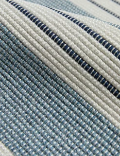 Custom Minetta Hand-Loomed Indoor / Outdoor Rug, Lapis