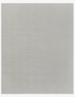 Custom Polina Flatweave Wool Rug, Cloud