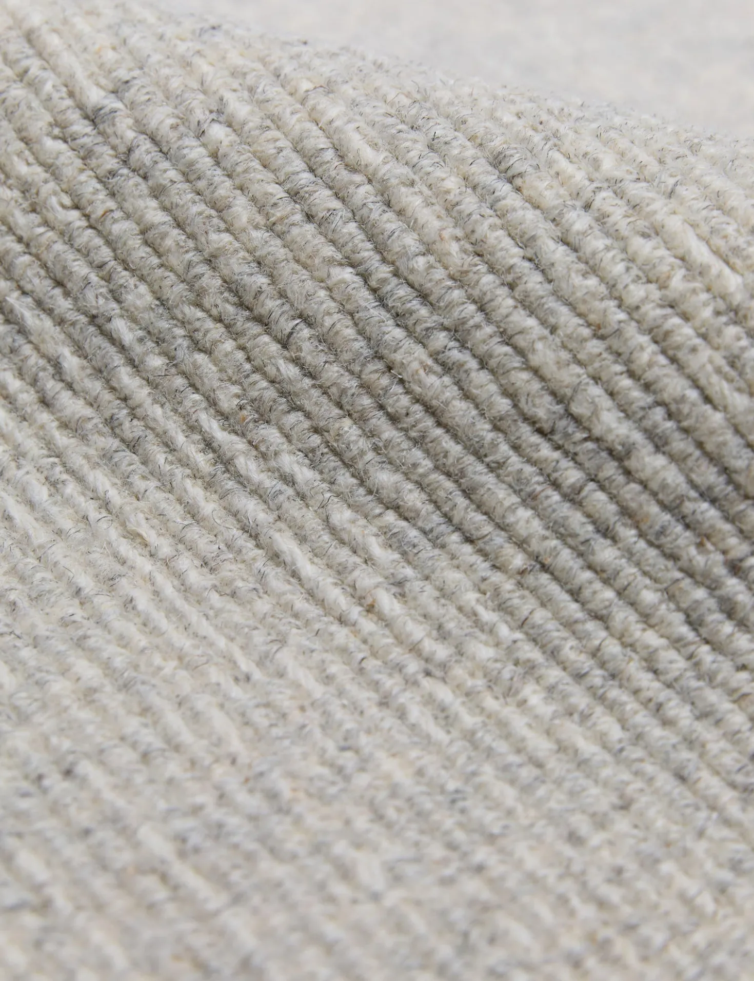 Custom Polina Flatweave Wool Rug, Cloud