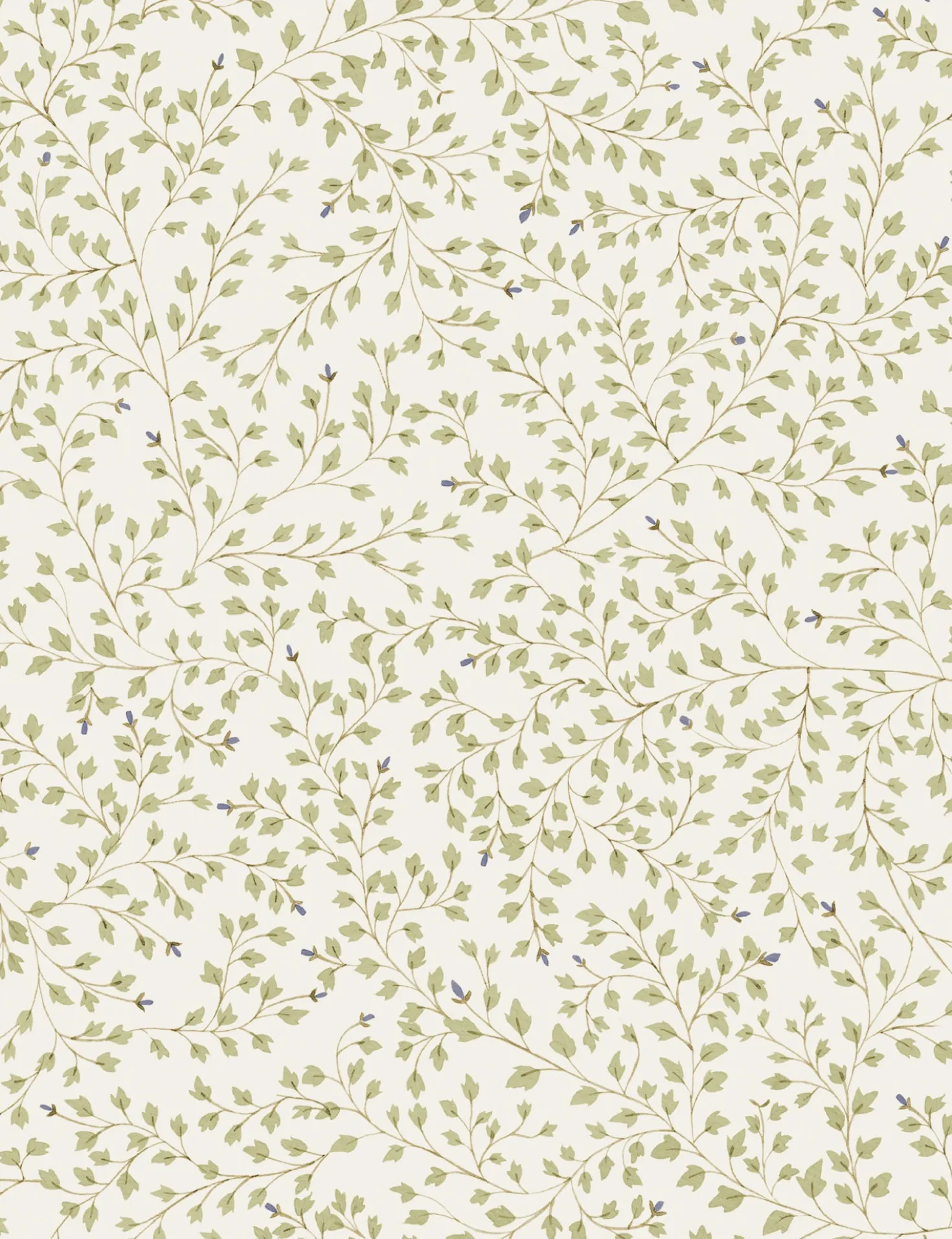 Dainty Leaves Linen Curtain Panel by Rylee + Cru