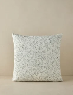 Dainty Leaves Linen Pillow by Rylee + Cru