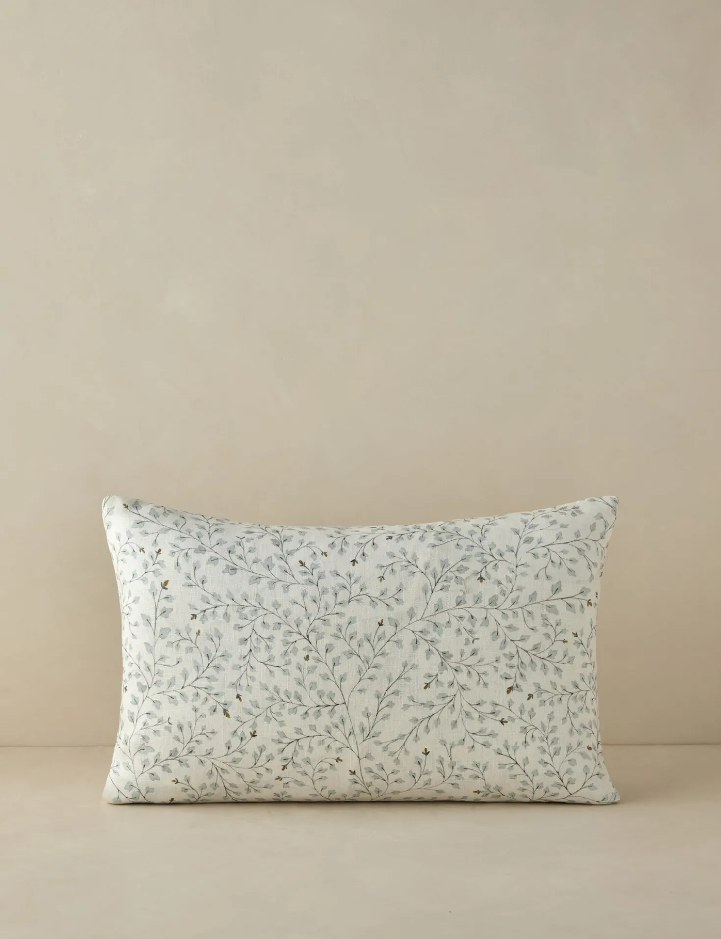 Dainty Leaves Linen Pillow by Rylee + Cru