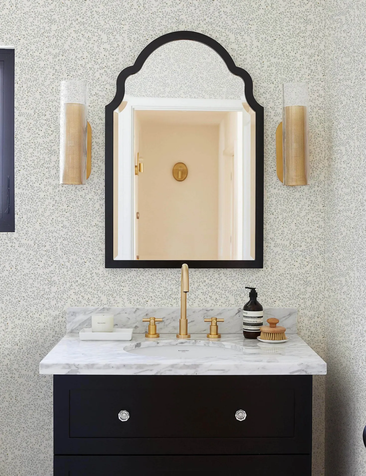 Dainty Leaves Wallpaper by Rylee + Cru