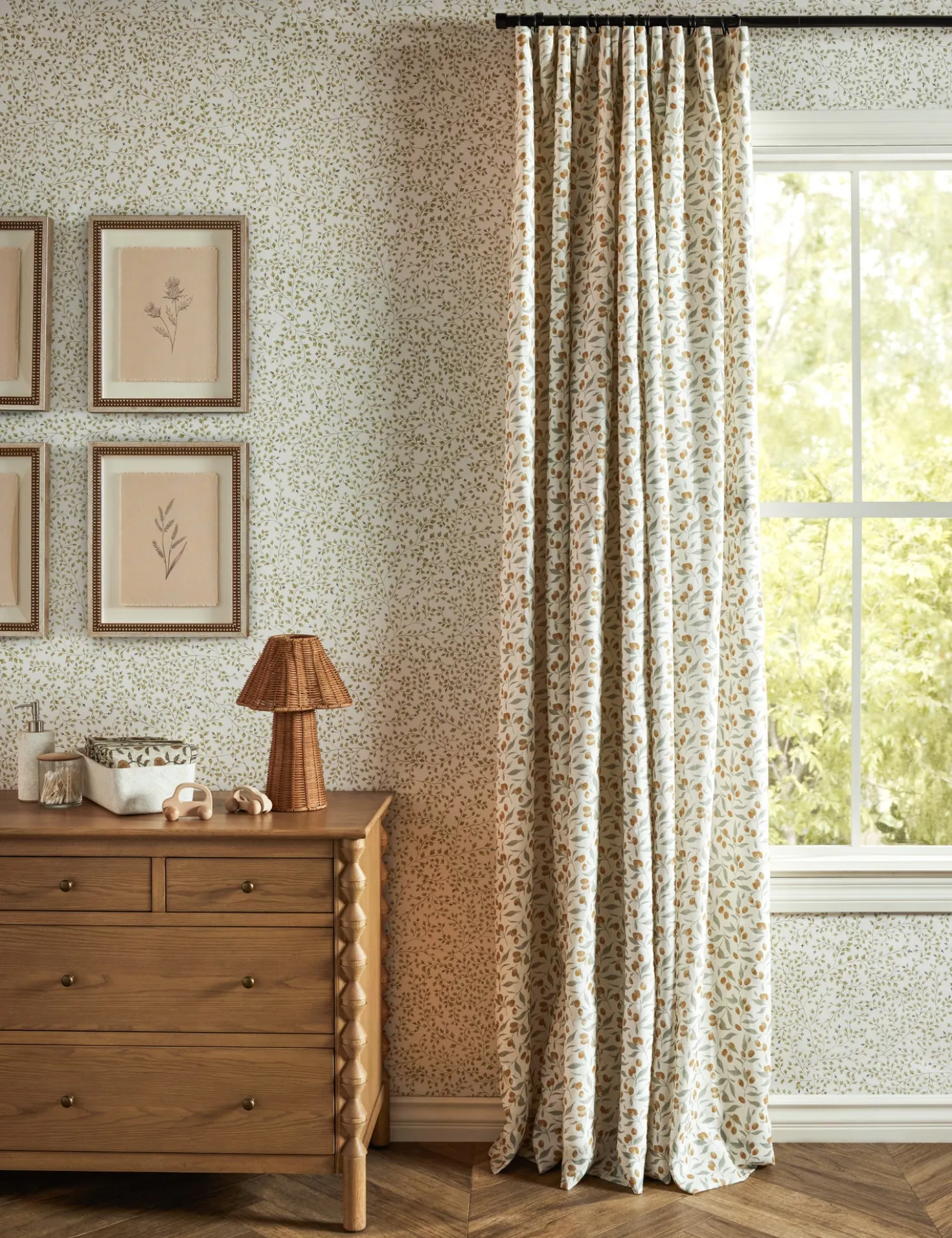 Dainty Leaves Wallpaper by Rylee + Cru