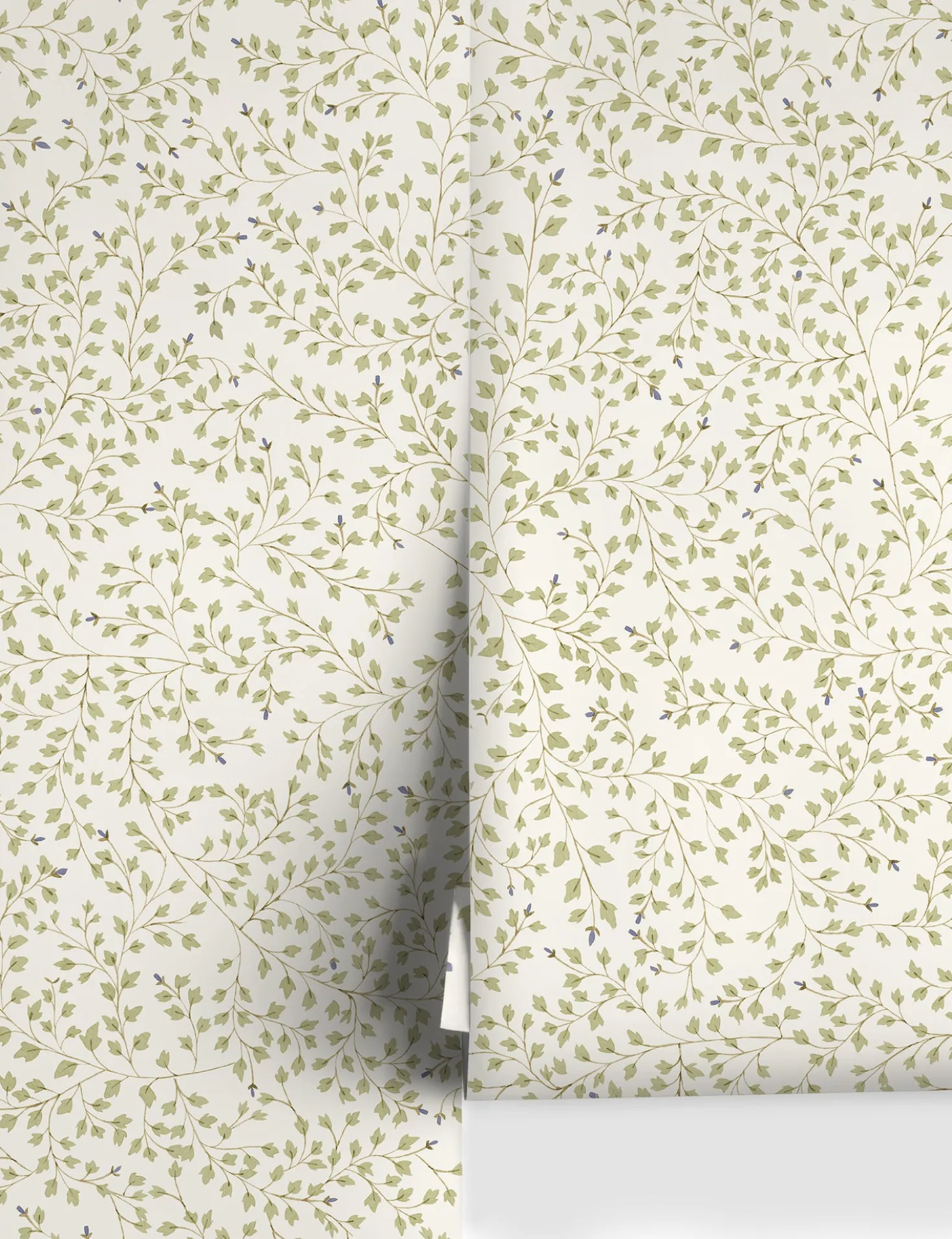 Dainty Leaves Wallpaper by Rylee + Cru