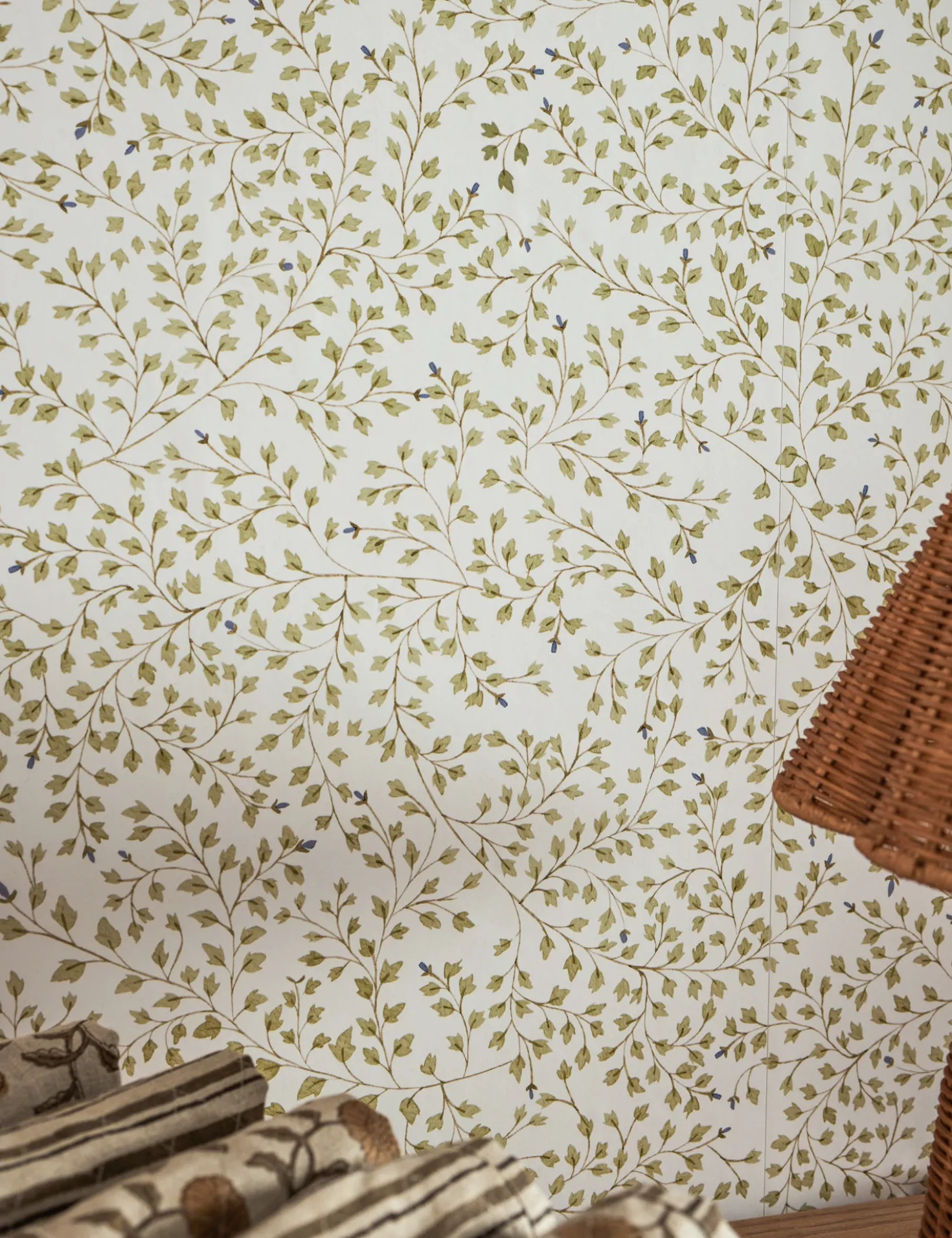 Dainty Leaves Wallpaper by Rylee + Cru
