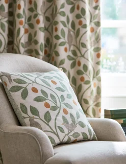 Damson Tree Cotton Fabric by Sanderson