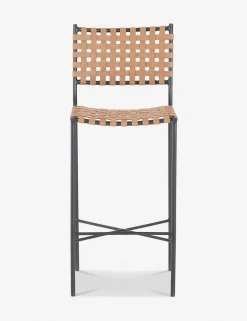 Daniel Leather Bar And Counter Stool