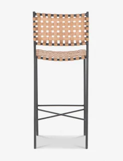 Daniel Leather Bar And Counter Stool