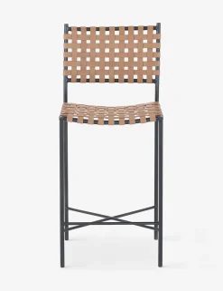 Daniel Leather Bar And Counter Stool