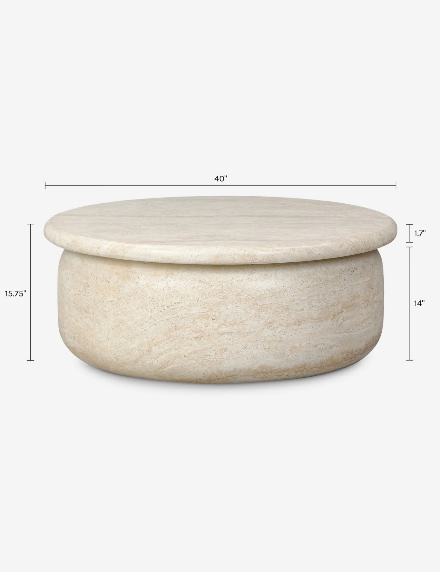 Dayna Coffee Table by Amber Lewis x Four Hands