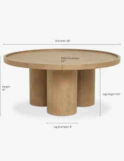 Delta Round Coffee Table