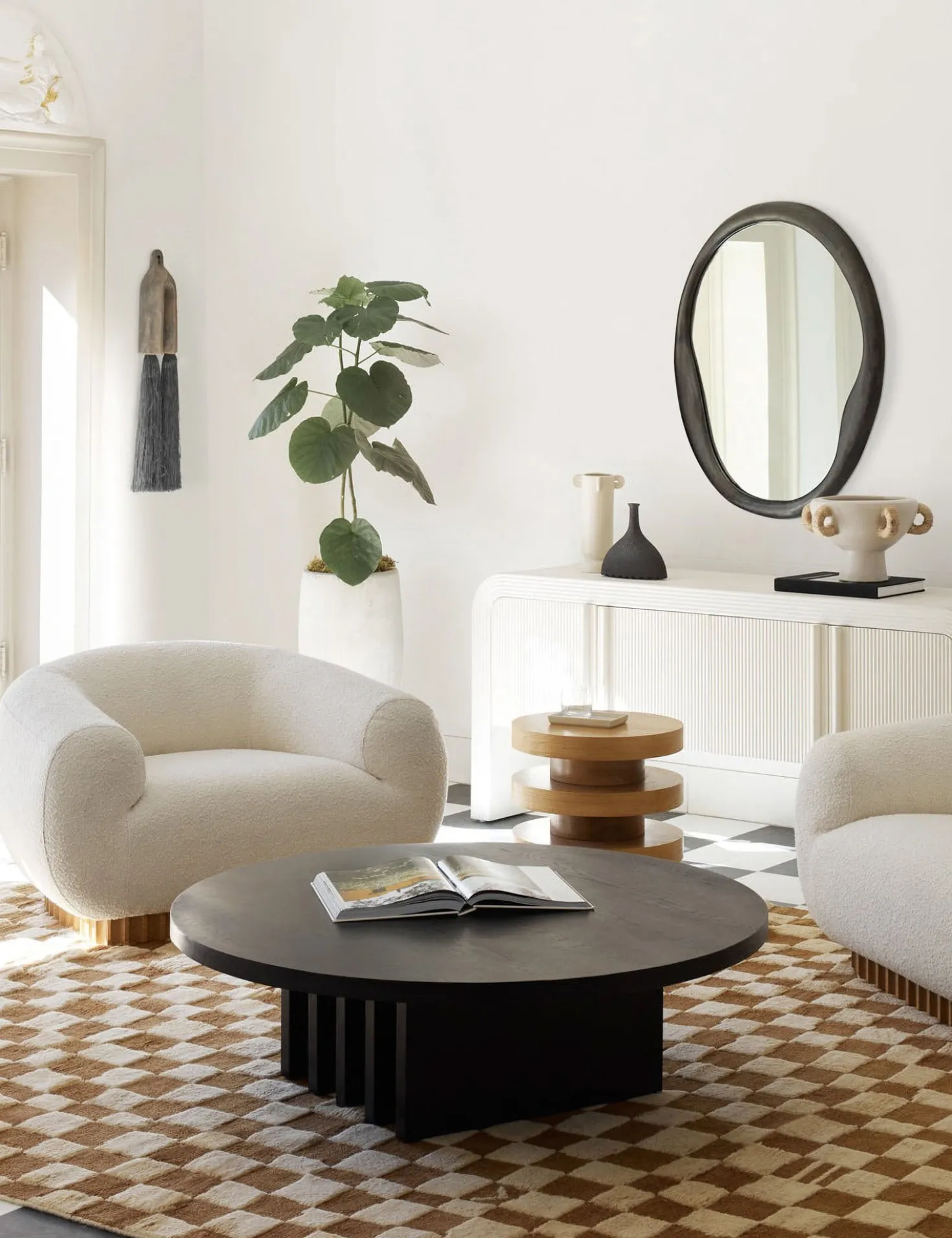 Doreen Round Mirror