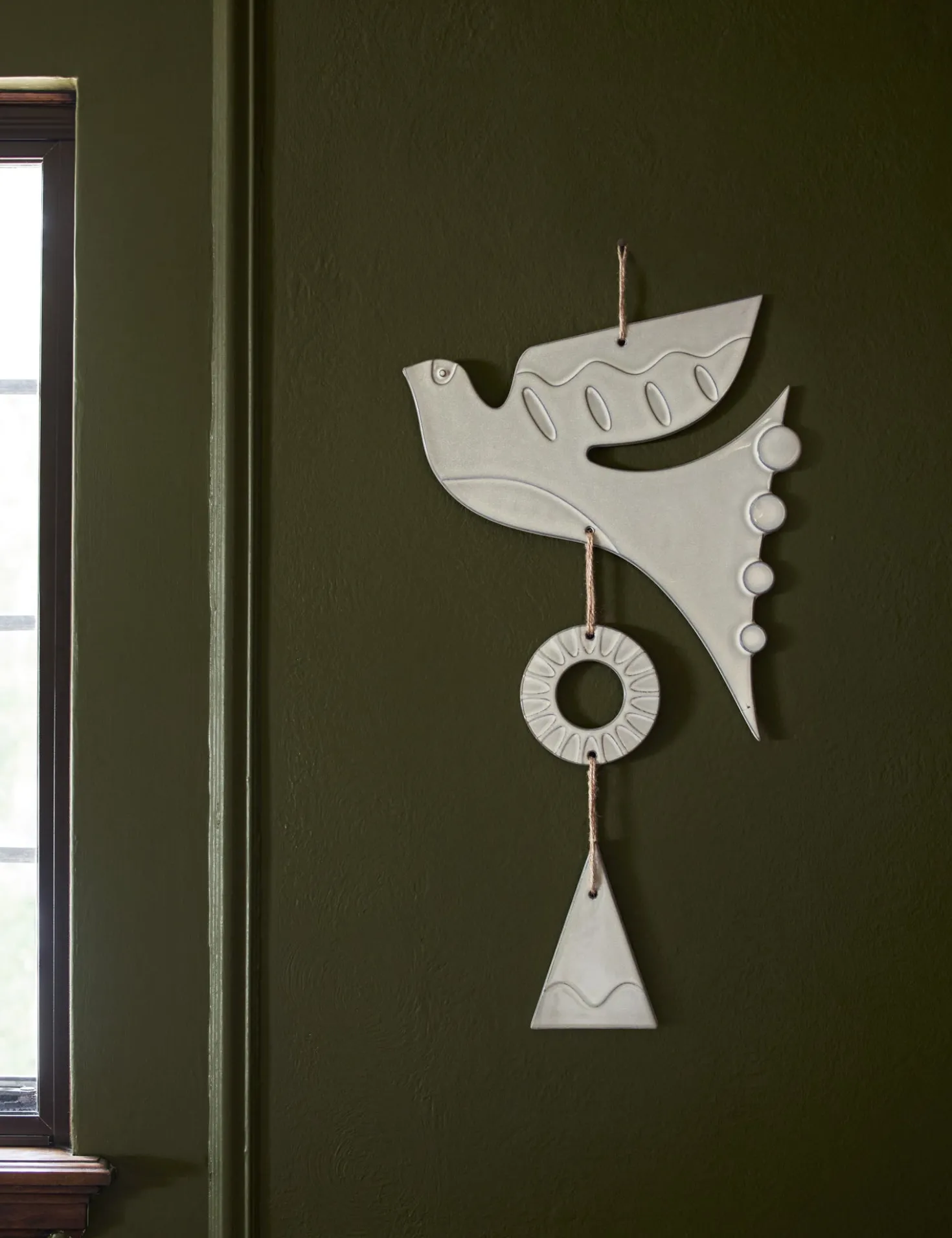 Dove Wall Hanging by Sarah Sherman Samuel