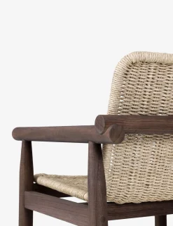 Dume Indoor / Outdoor Dining Arm Chair by Amber Lewis x Four Hands