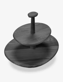 Dune Ash Wood Cake Stand by Kelly Wearstler x Serax