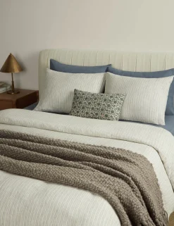 Eadlin Striped European Flax Linen® Sham