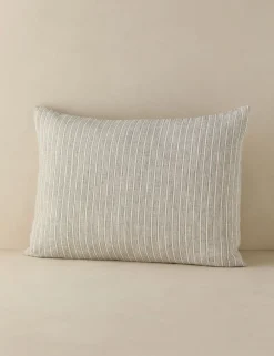 Eadlin Striped European Flax Linen® Sham