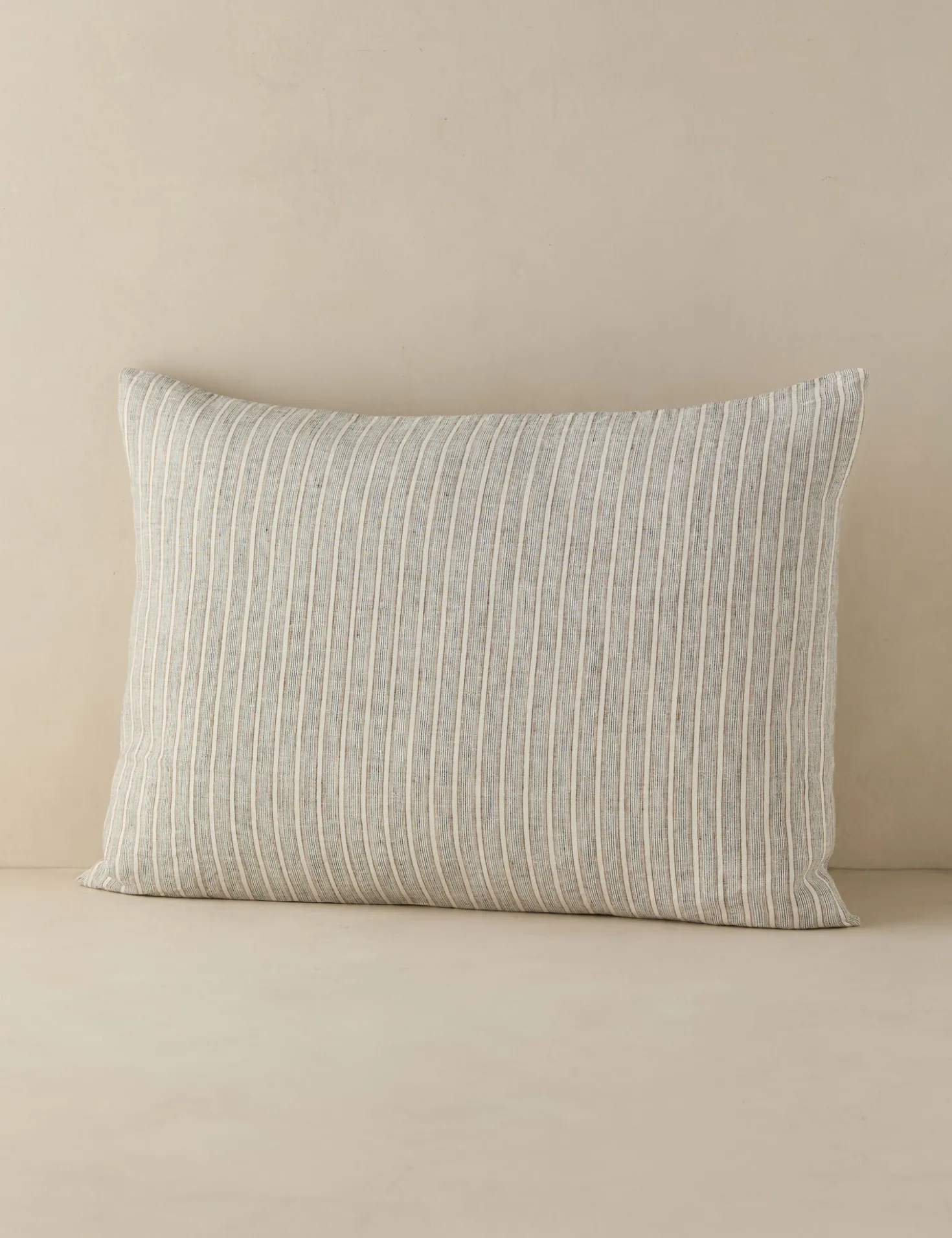 Eadlin Striped European Flax Linen® Sham