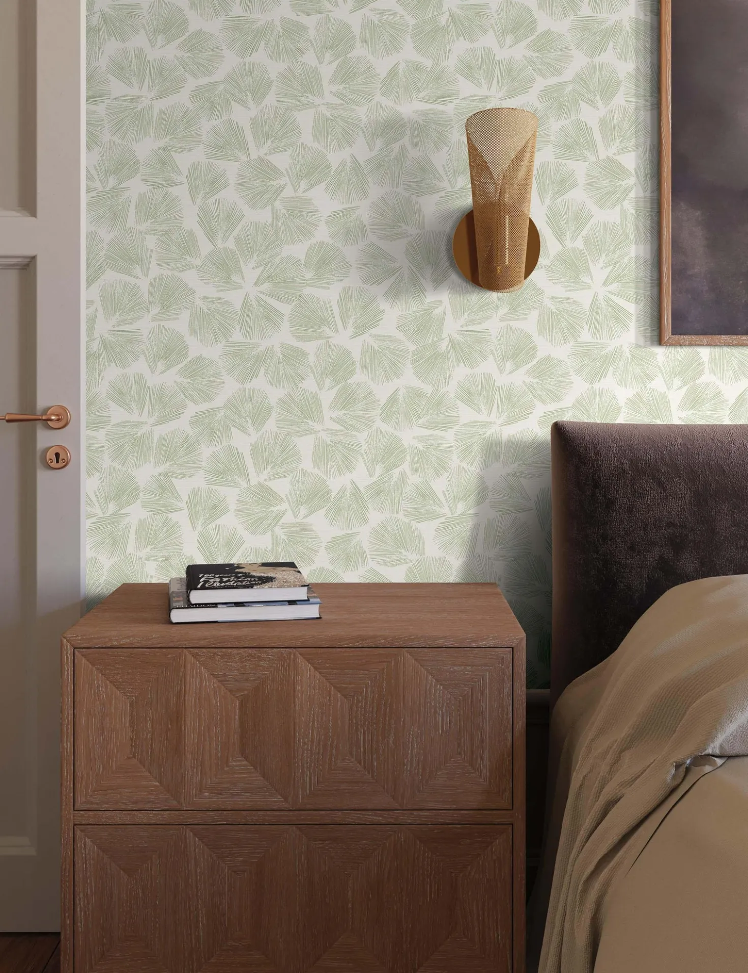Elora Leaf Wallpaper by Christiane Lemieux