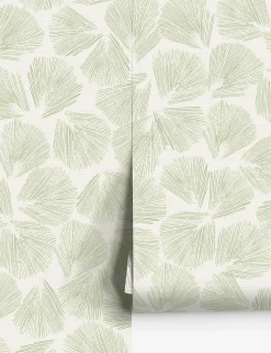 Elora Leaf Wallpaper by Christiane Lemieux