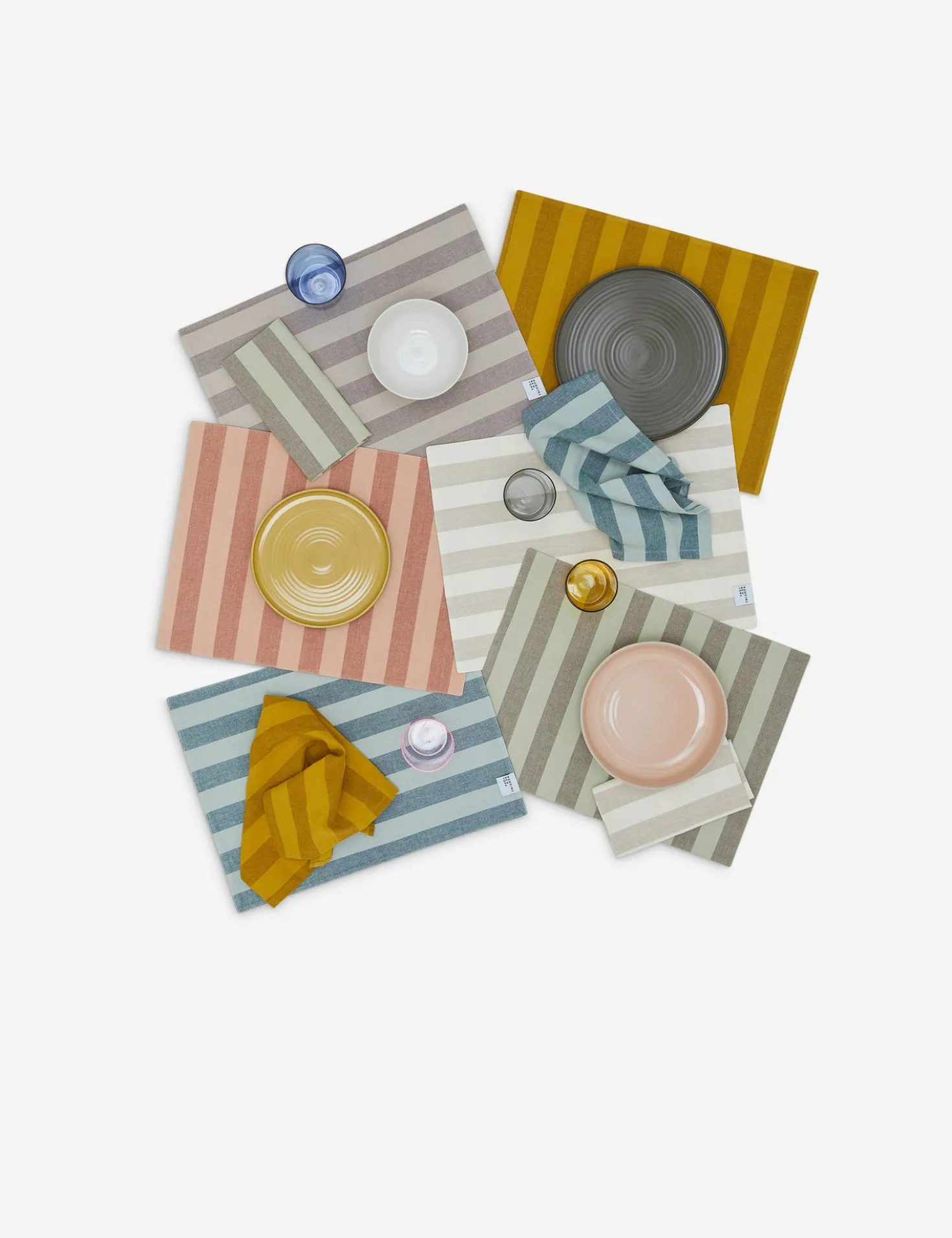 Essential Striped Table Linens by Hawkins New York
