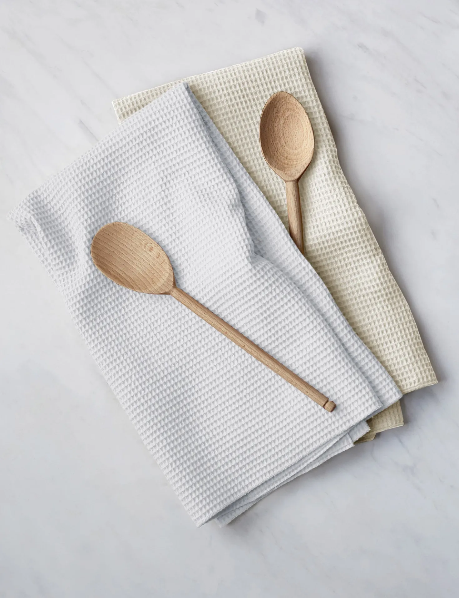 Essential Waffle Kitchen Towels (Set of 2) by Hawkins New York
