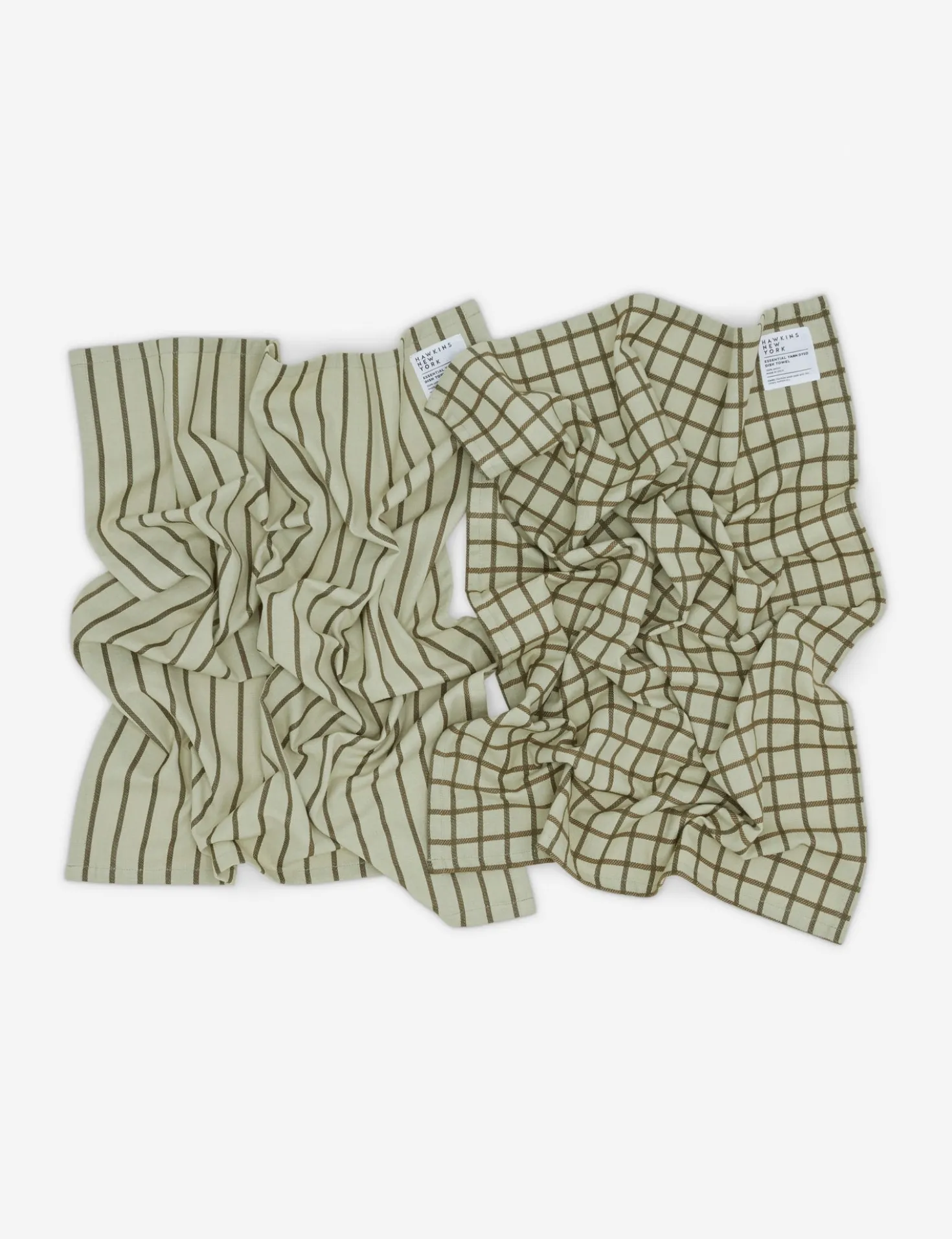 Essential Yarn Dyed Dish Towel (Set of 2) by Hawkins New York