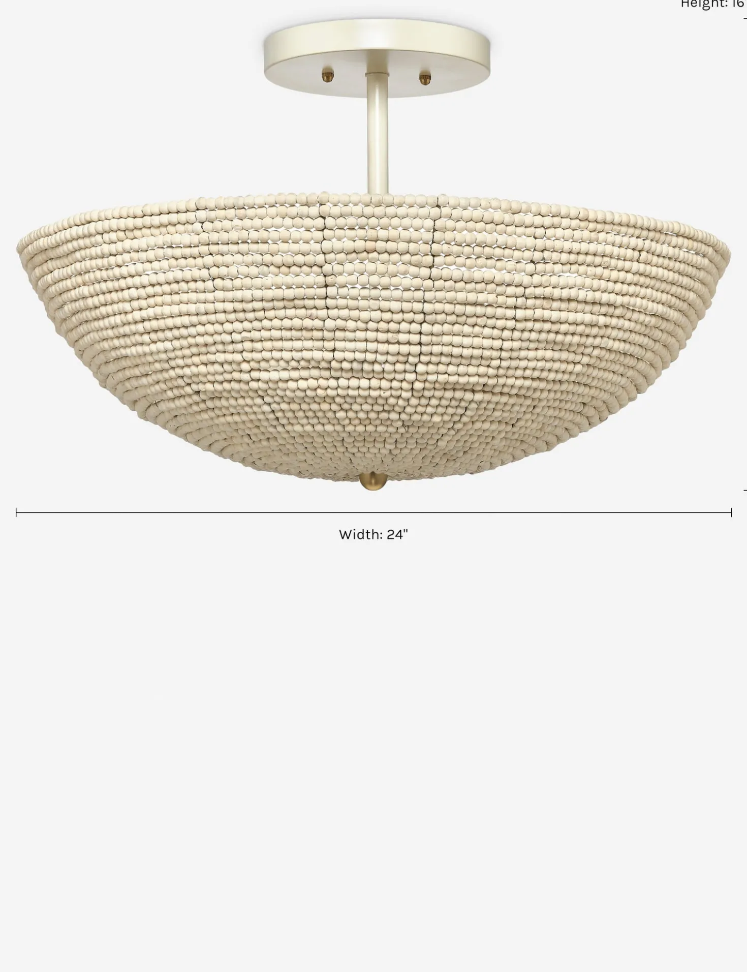 Essie Semi-Flush Mount Light