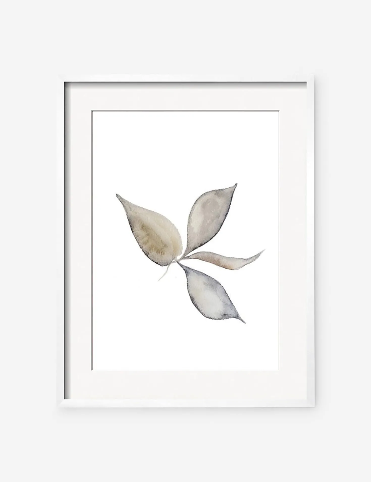Faded Leaves Print by Céline Nordenhed
