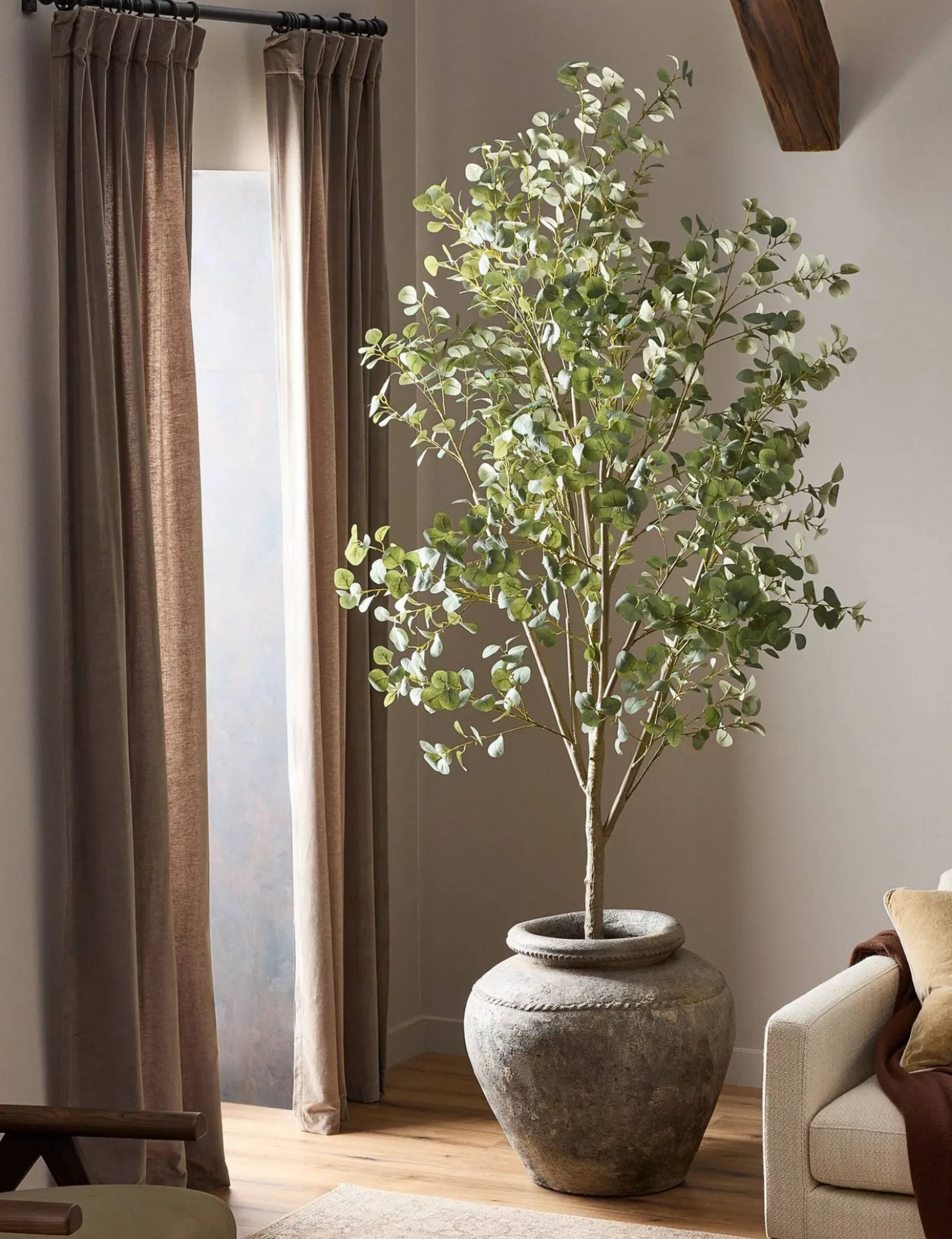 Faux Eucalyptus Tree