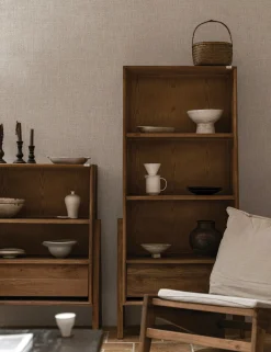 Faux Grasscloth Primitivo Textured Peel + Stick Wallpaper by Jeremiah Brent