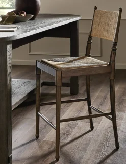 Fayth Bar and Counter Stool by Amber Lewis x Four Hands