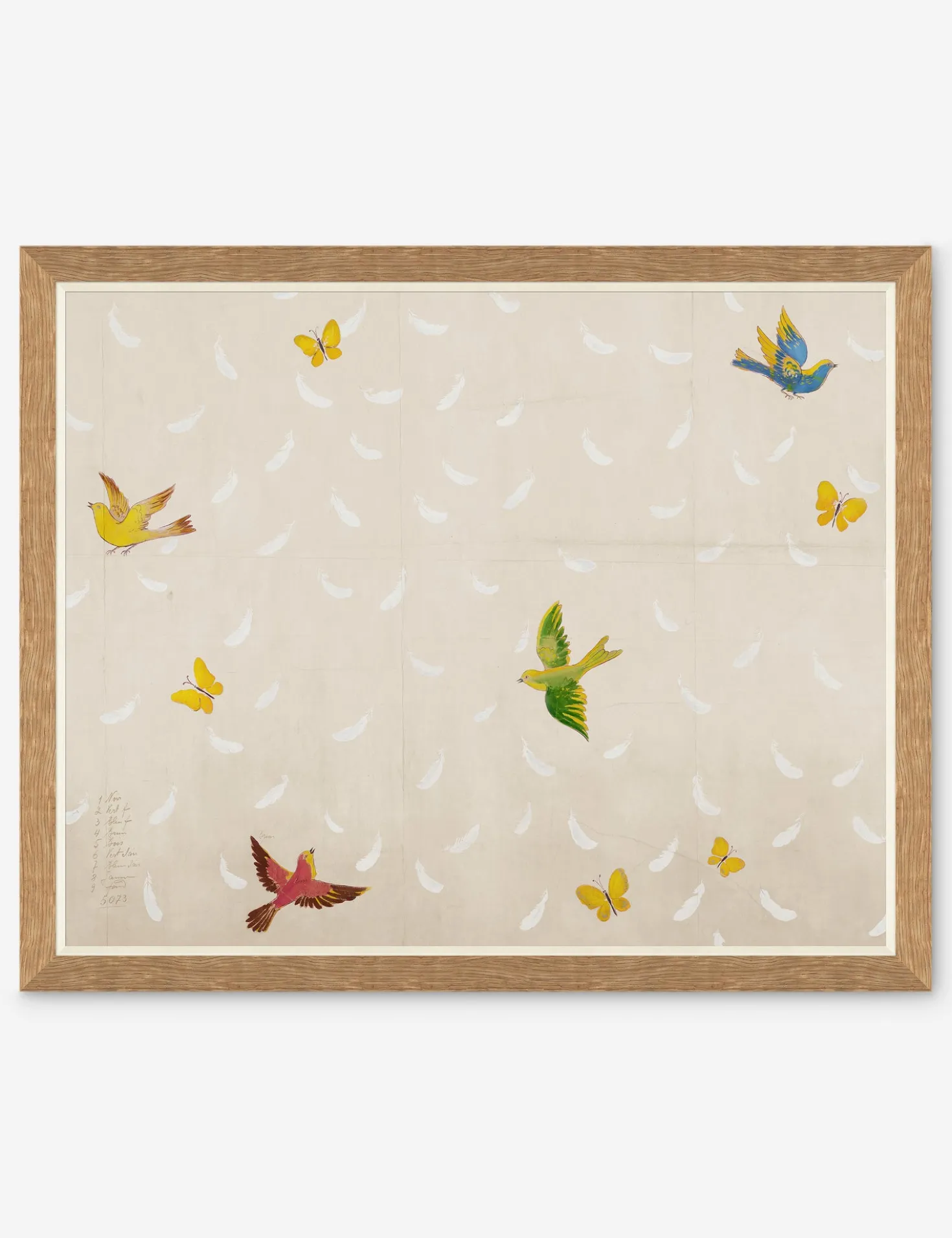 Feathers Print by Paule Marrot