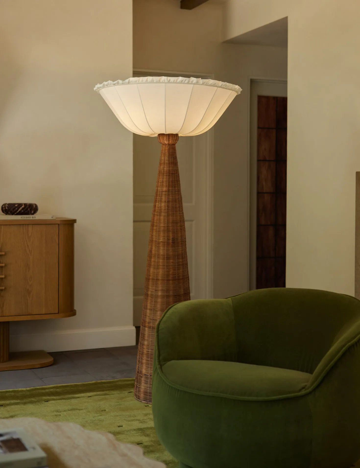 Fern Swivel Chair by Sarah Sherman Samuel