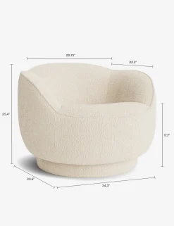 Fern Swivel Chair by Sarah Sherman Samuel