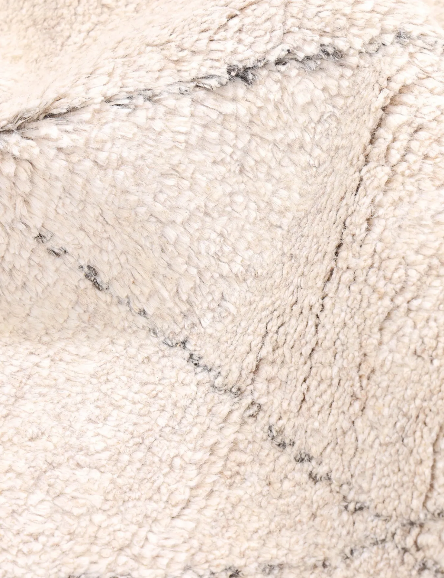Ferra Hand-Knotted Wool-Blend Moroccan Style Shag Rug