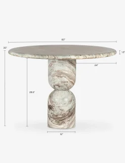 Figueroa Round Dining Table by Amber Lewis x Four Hands