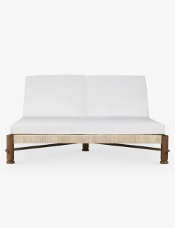 Finnegan Indoor / Outdoor Double Chaise by Amber Lewis x Four Hands