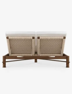 Finnegan Indoor / Outdoor Double Chaise by Amber Lewis x Four Hands