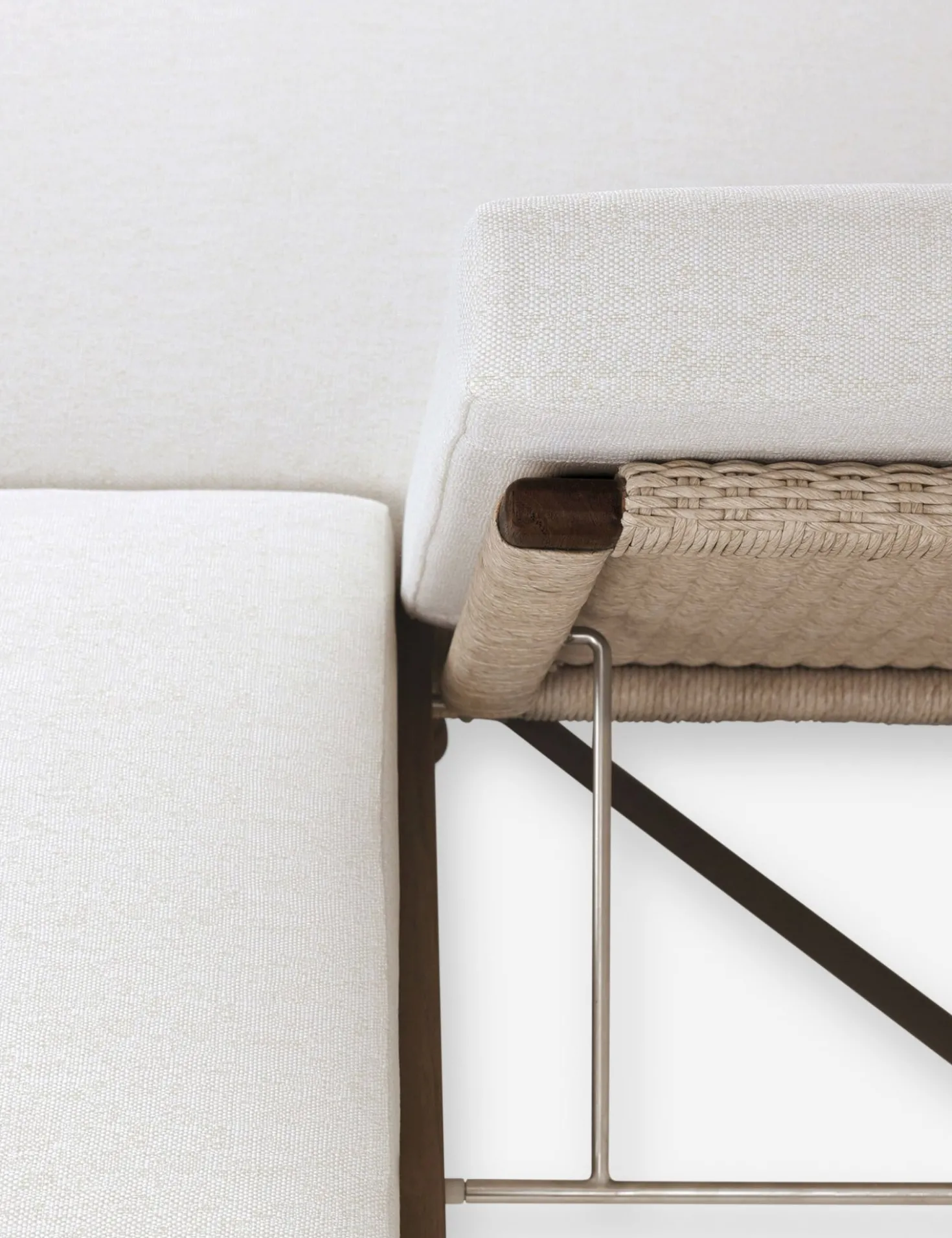 Finnegan Indoor / Outdoor Double Chaise by Amber Lewis x Four Hands